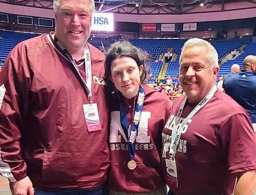 avery with coaches